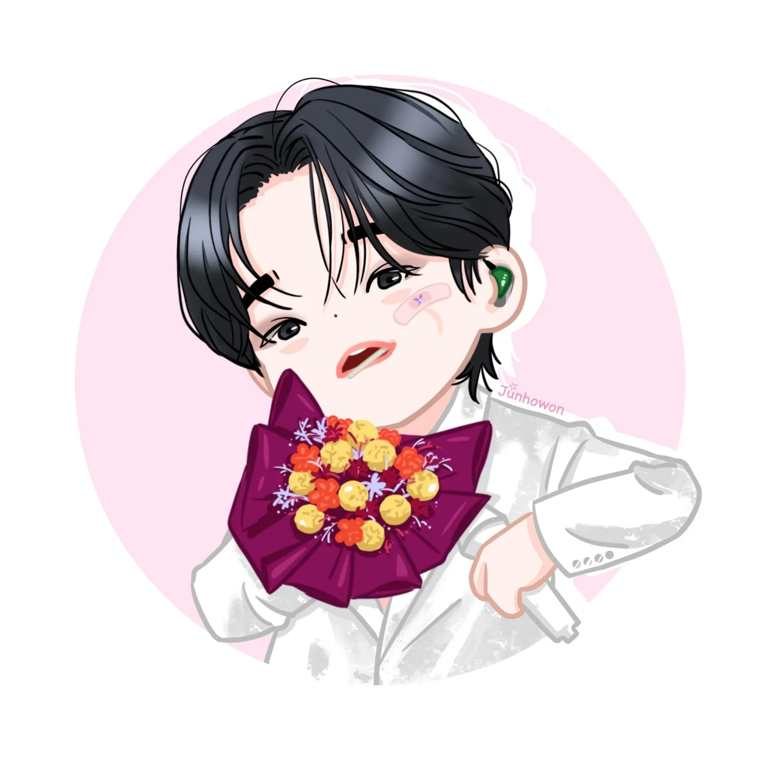 粉絲拍下的李俊昊瞬間