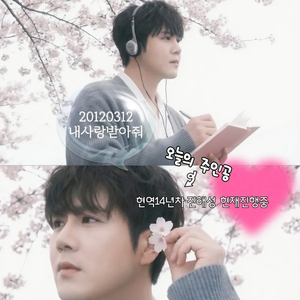 Behind-the-scenes cut of Jin Haesung