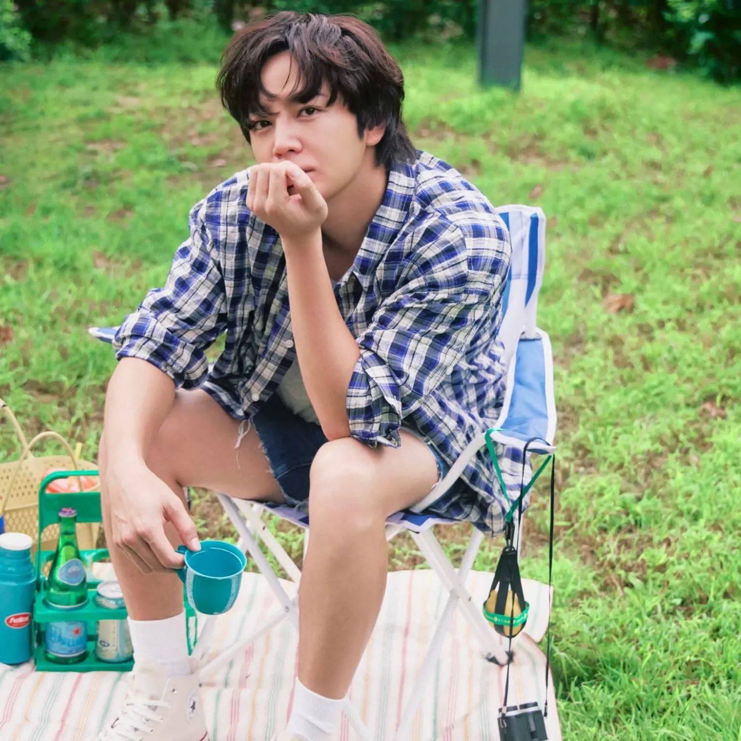A moment captured by a fan of Jang Geunsuk