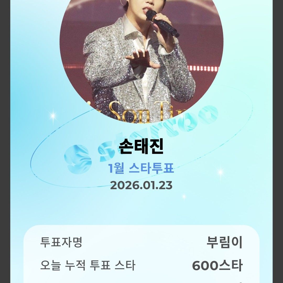 Recent activity shot of Son Taejin