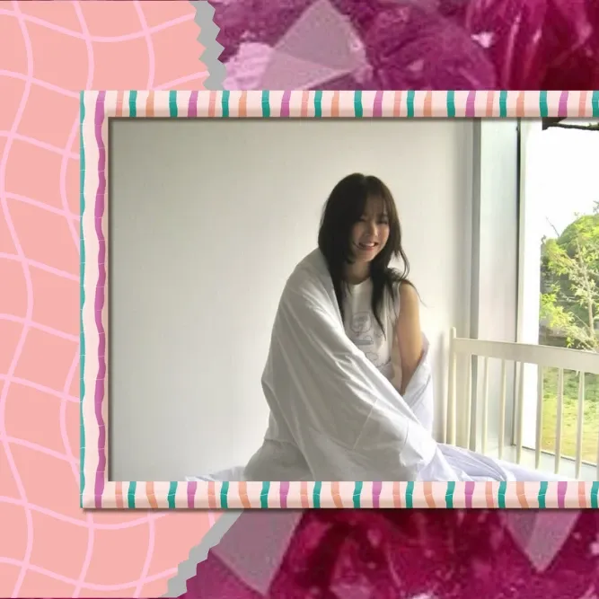 Behind-the-scenes cut of Park Boyoung