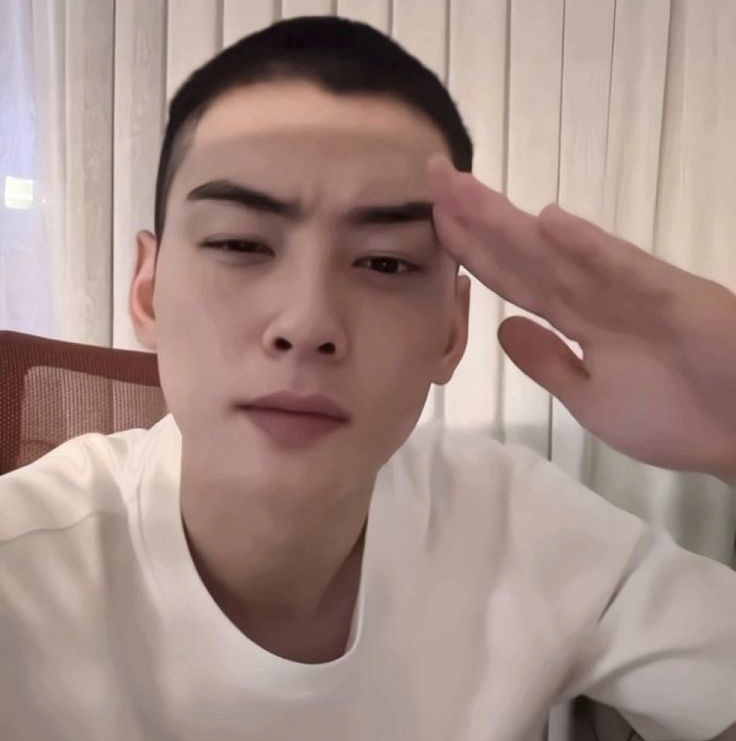 Behind-the-scenes cut of Cha Eunwoo
