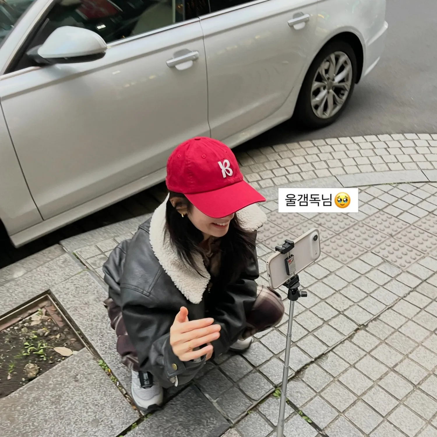 Behind-the-scenes cut of Jung Somin