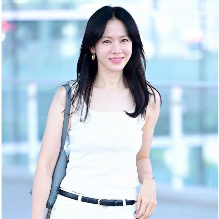 粉絲拍下的孫藝珍瞬間