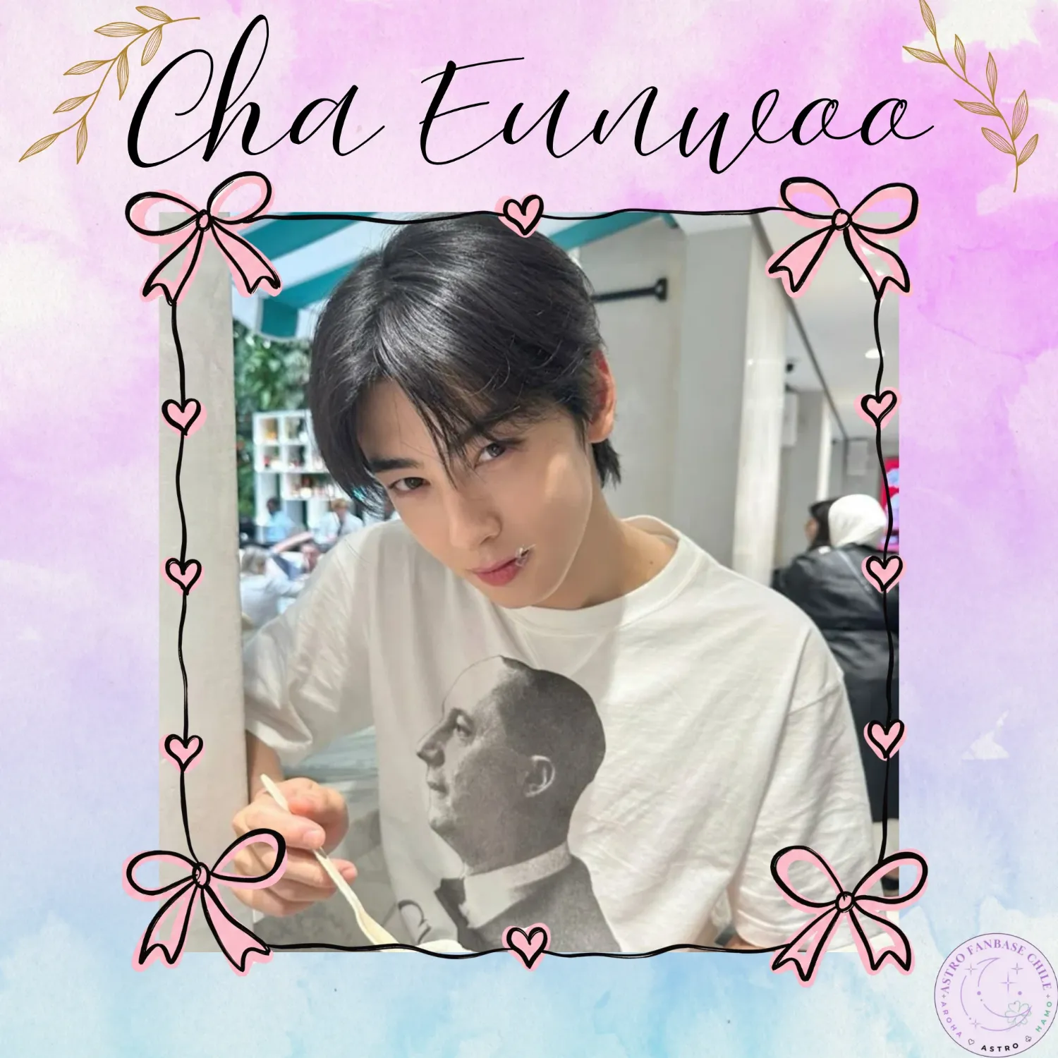 Recent activity shot of Cha Eunwoo