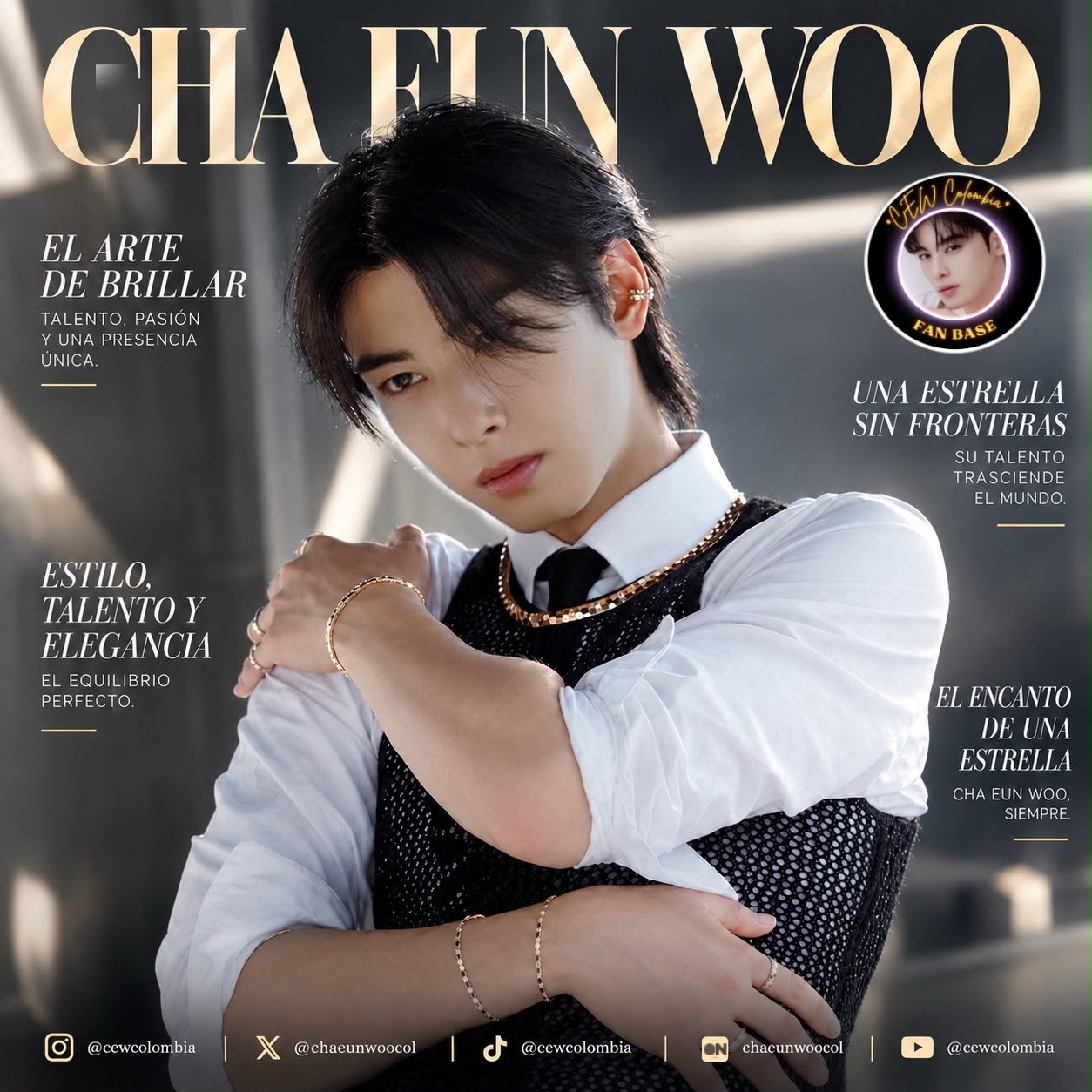 Recent activity shot of Cha Eunwoo
