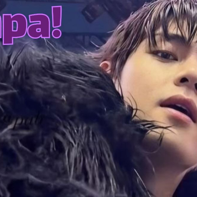 A moment captured by a fan of Kim Taehyung (V)