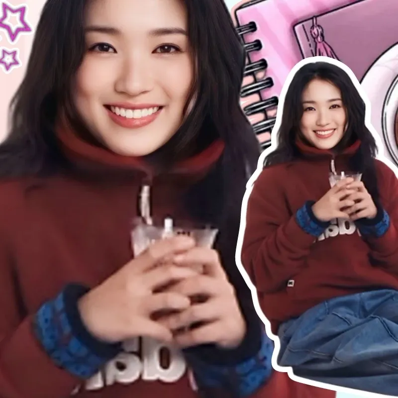 Behind-the-scenes cut of Kim Hyeyoon