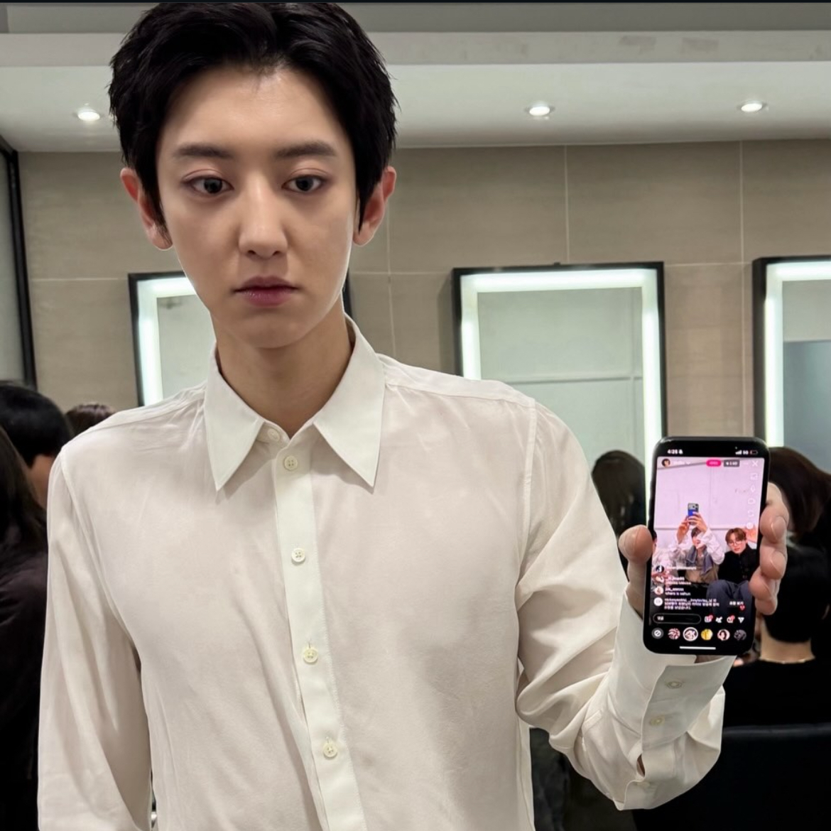 Latest photo of Chanyeol