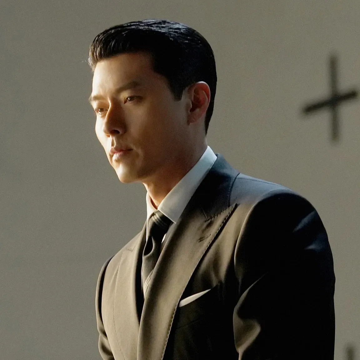 A moment captured by a fan of Hyun Bin