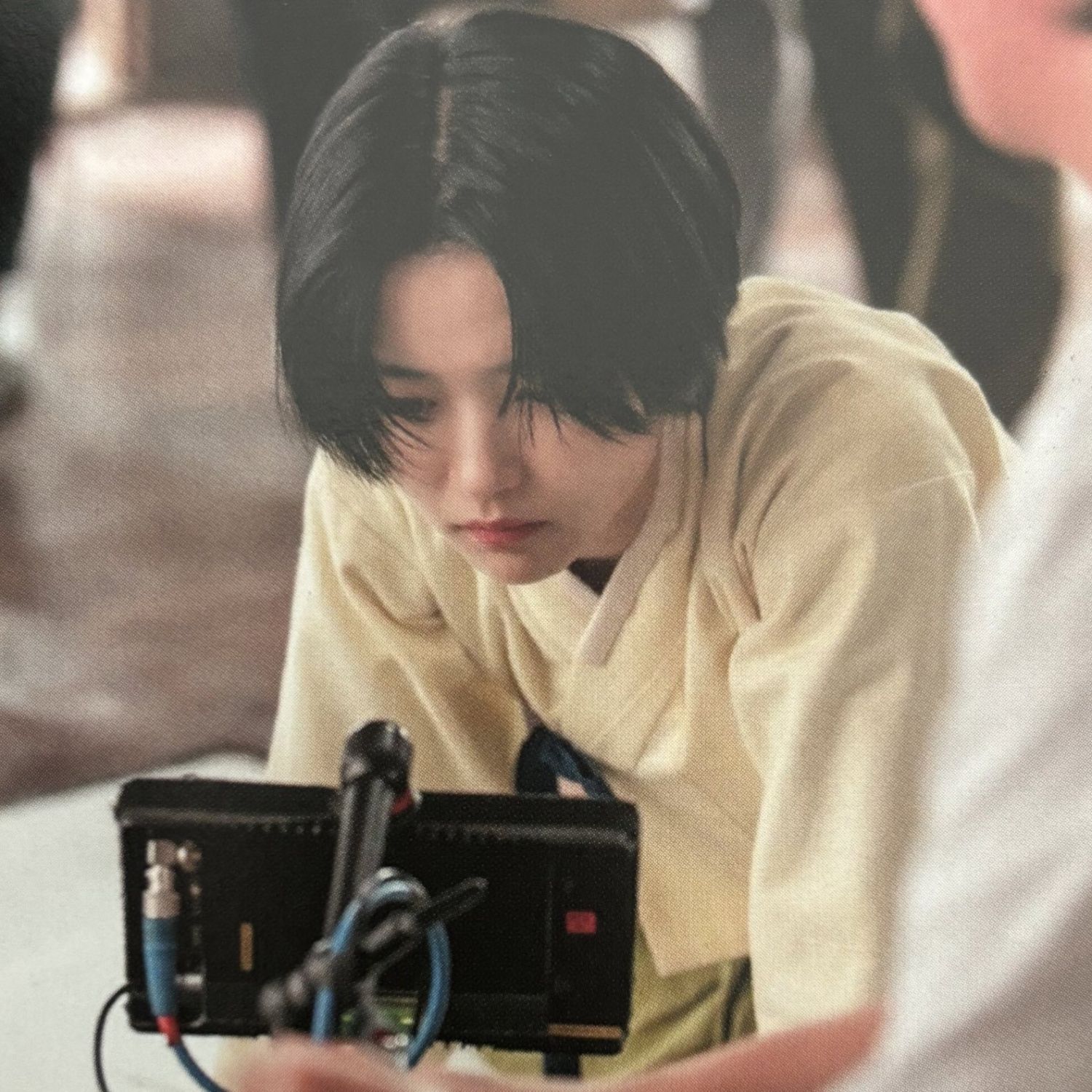 Behind-the-scenes cut of Kim Taeri