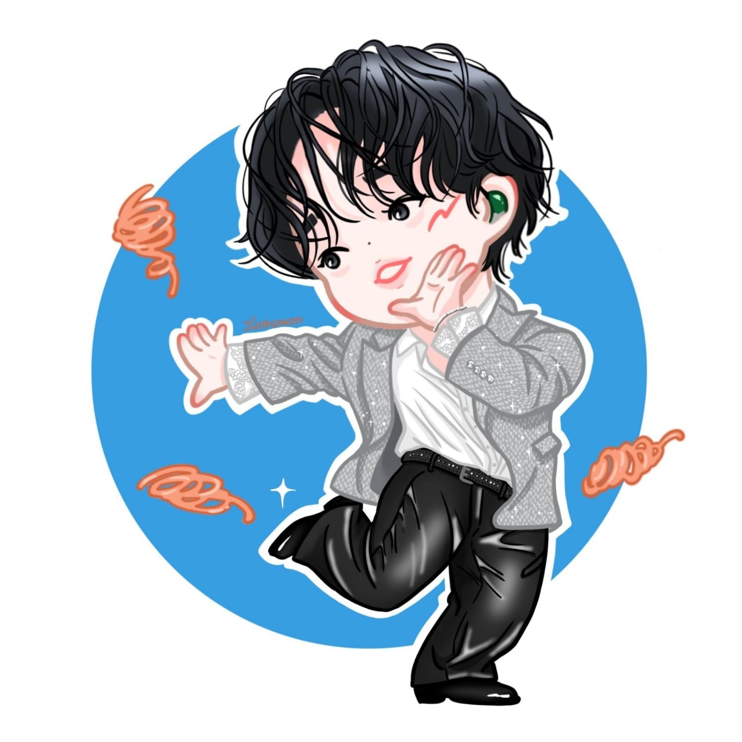 イ・ジュノのビハインドカット