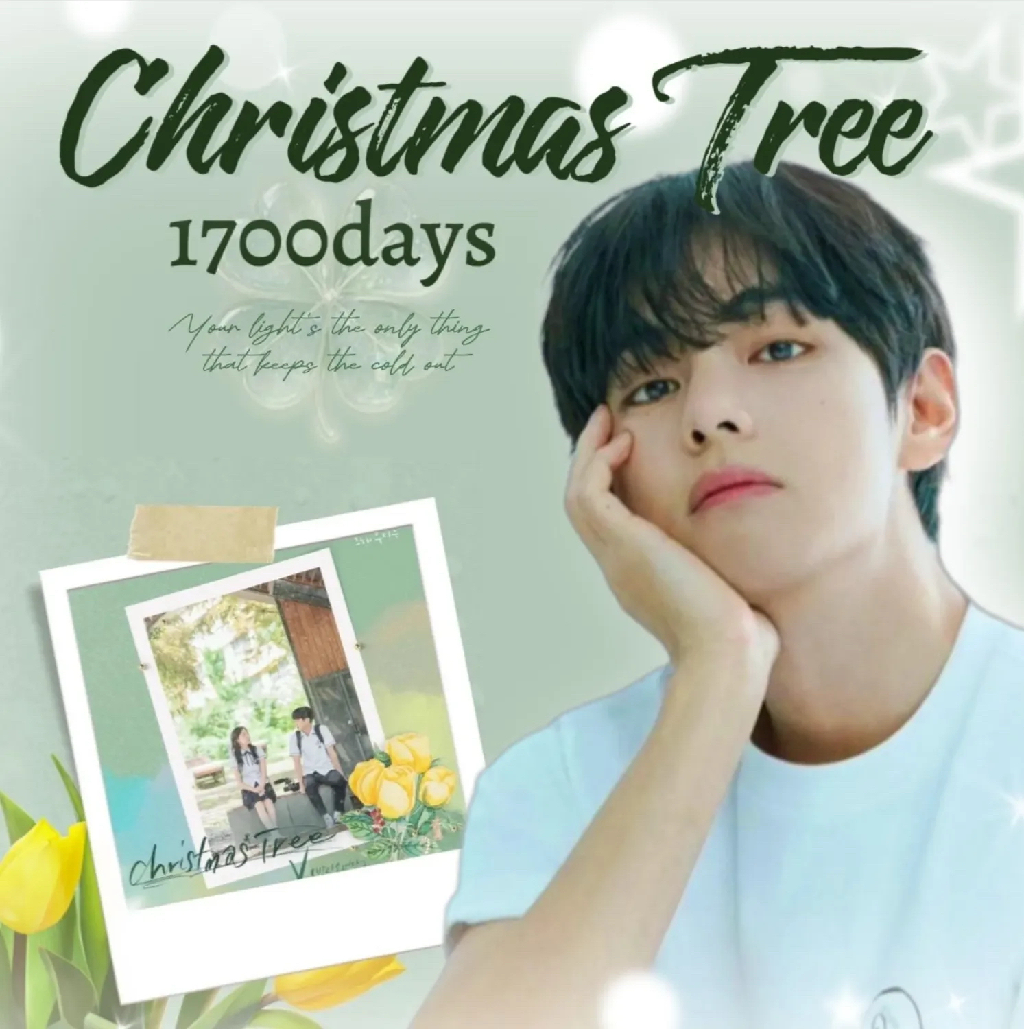 Recent activity shot of Kim Taehyung (V)