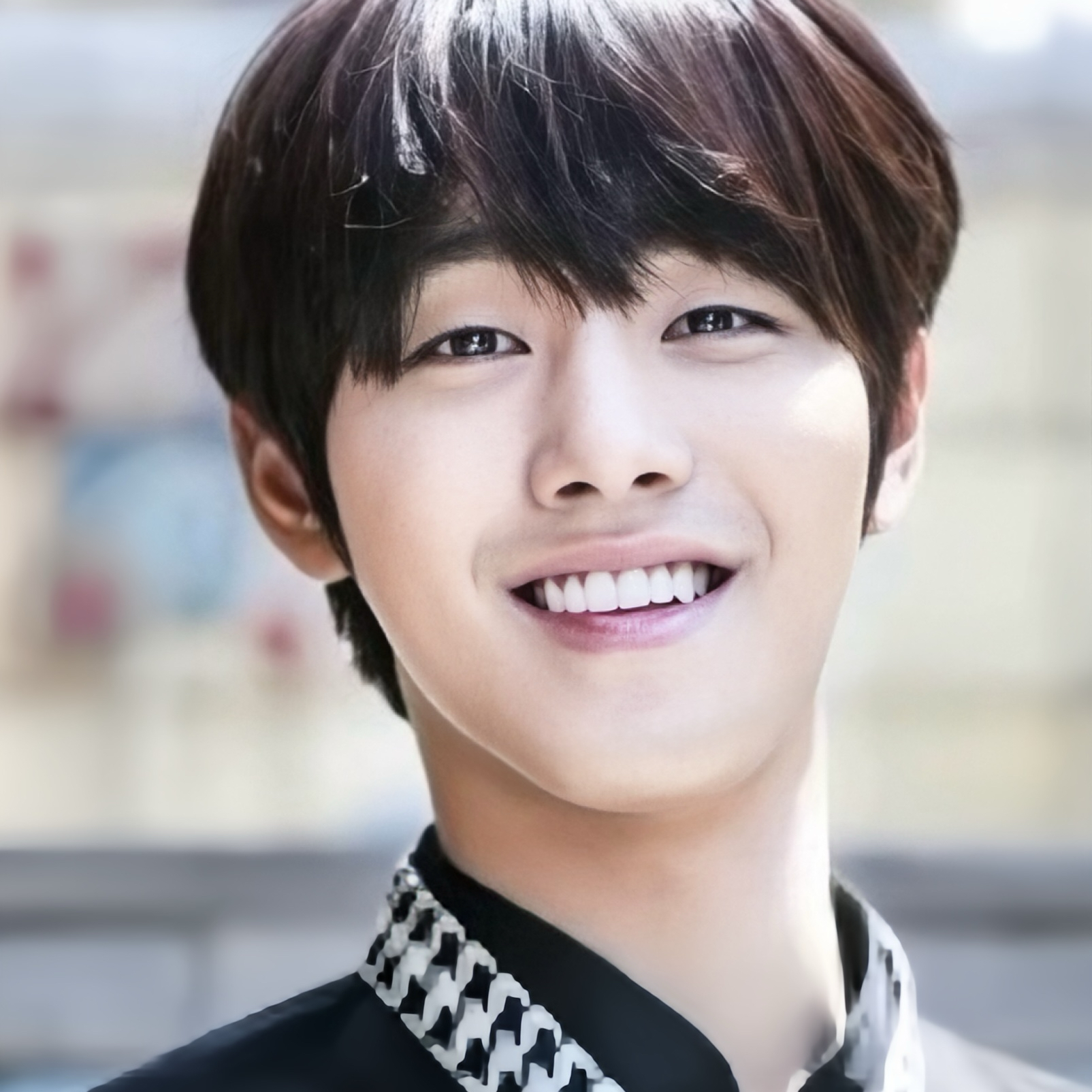 A moment captured by a fan of Ahn Hyoseop