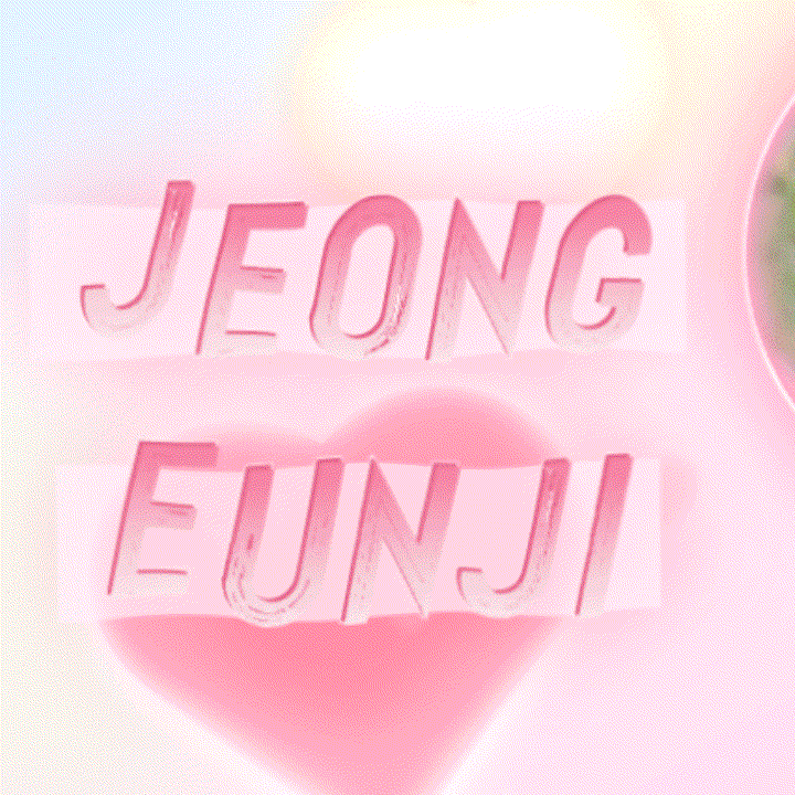 Behind-the-scenes cut of Jung Eunji