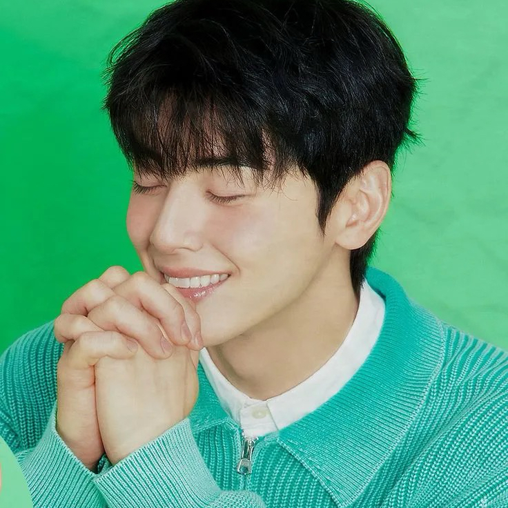 Behind-the-scenes cut of Cha Eunwoo