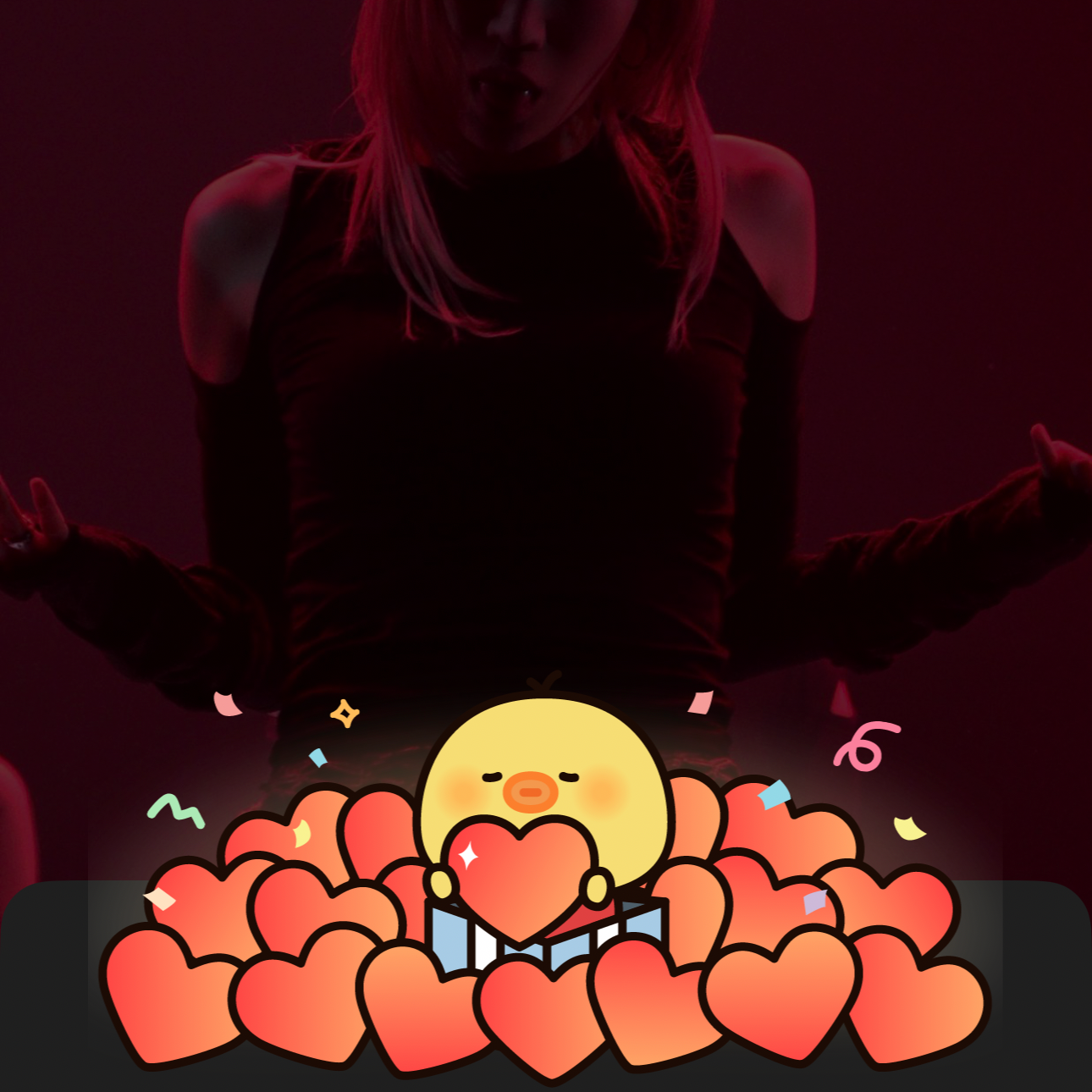 A moment captured by a fan of BADA