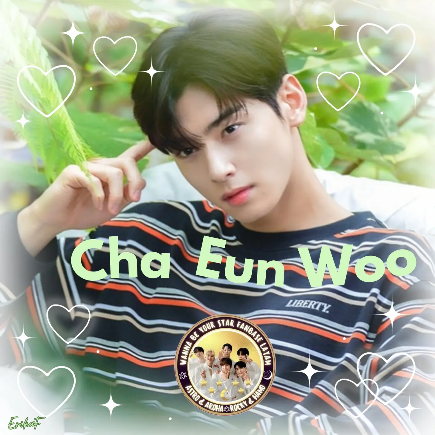 Behind-the-scenes cut of Cha Eunwoo