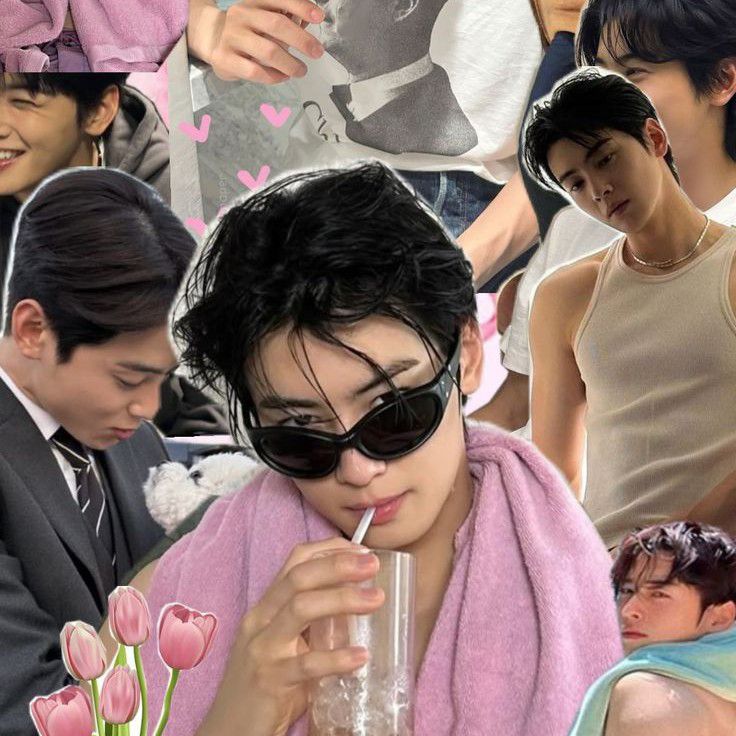 Behind-the-scenes cut of Cha Eunwoo