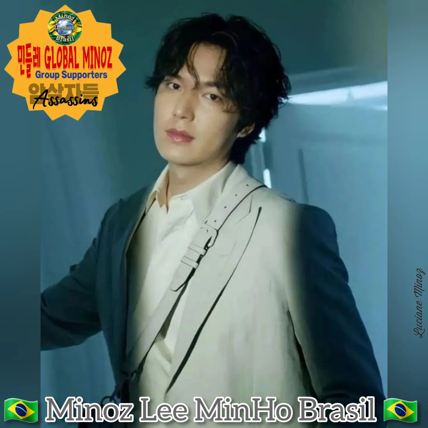 粉絲拍下的李敏鎬瞬間