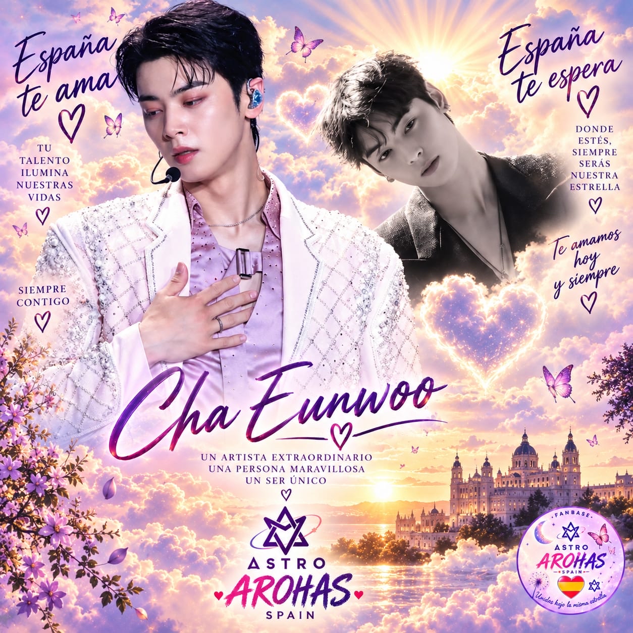 A moment captured by a fan of Cha Eunwoo