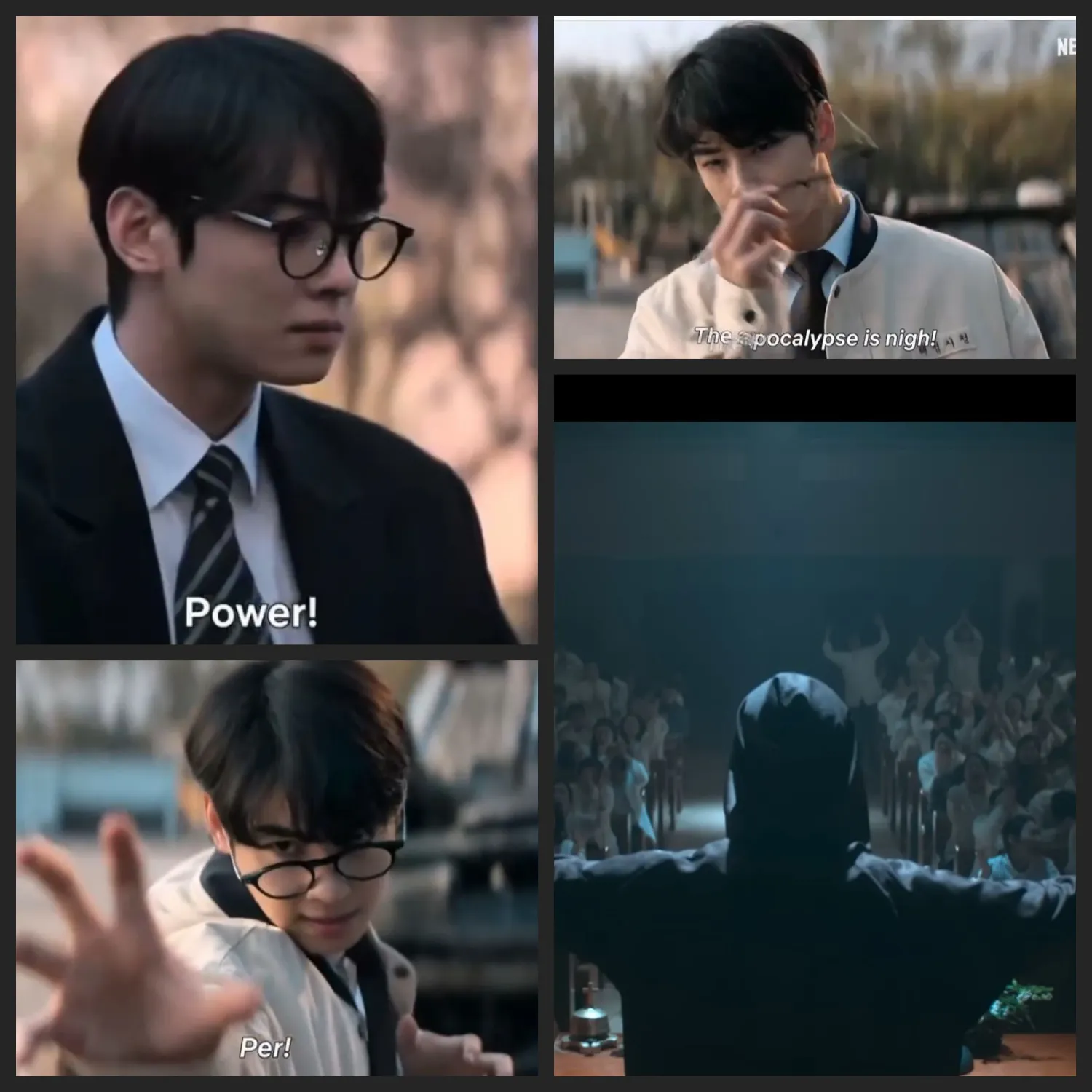 Behind-the-scenes cut of Cha Eunwoo