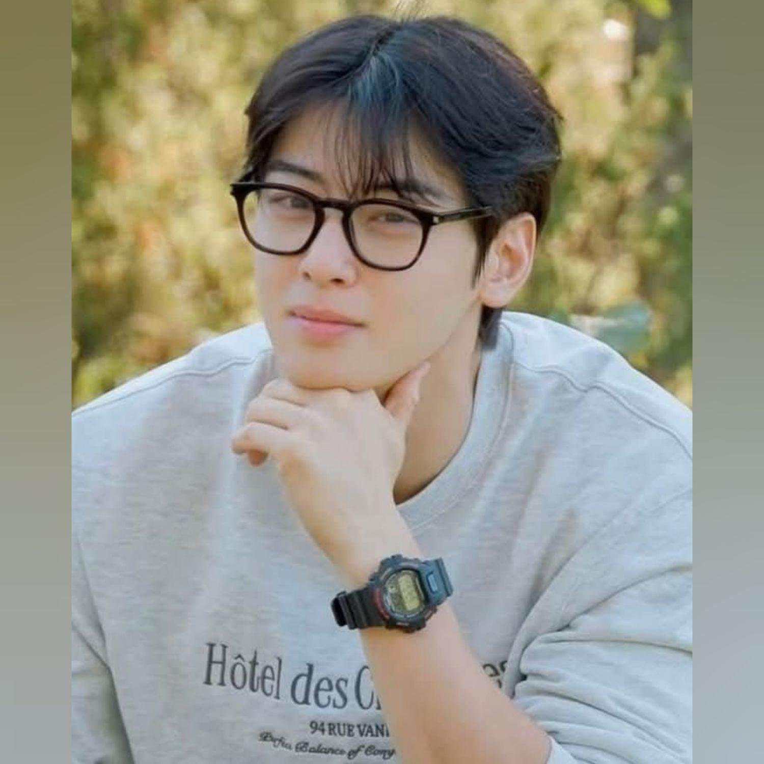 Recent activity shot of Cha Eunwoo