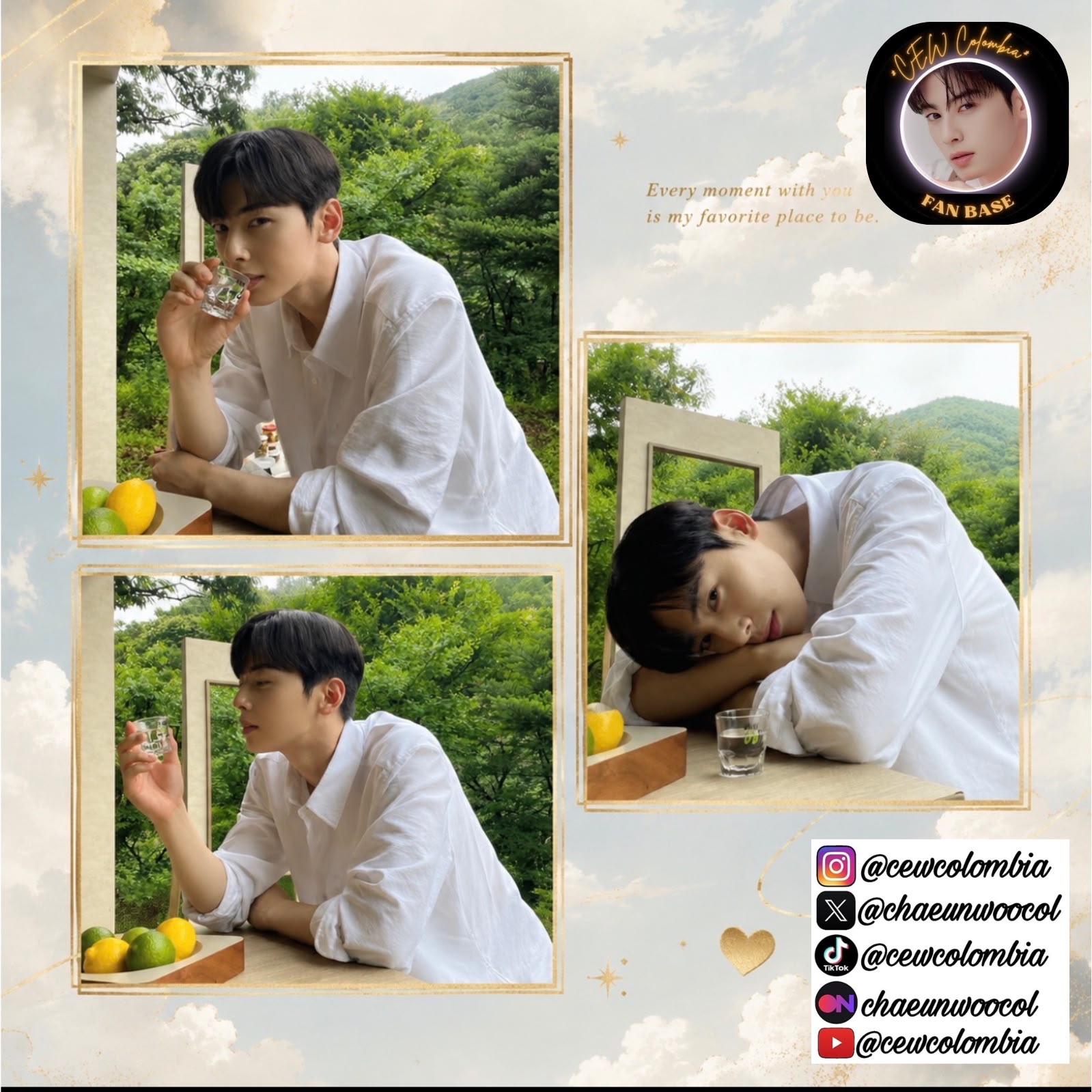A moment captured by a fan of Cha Eunwoo