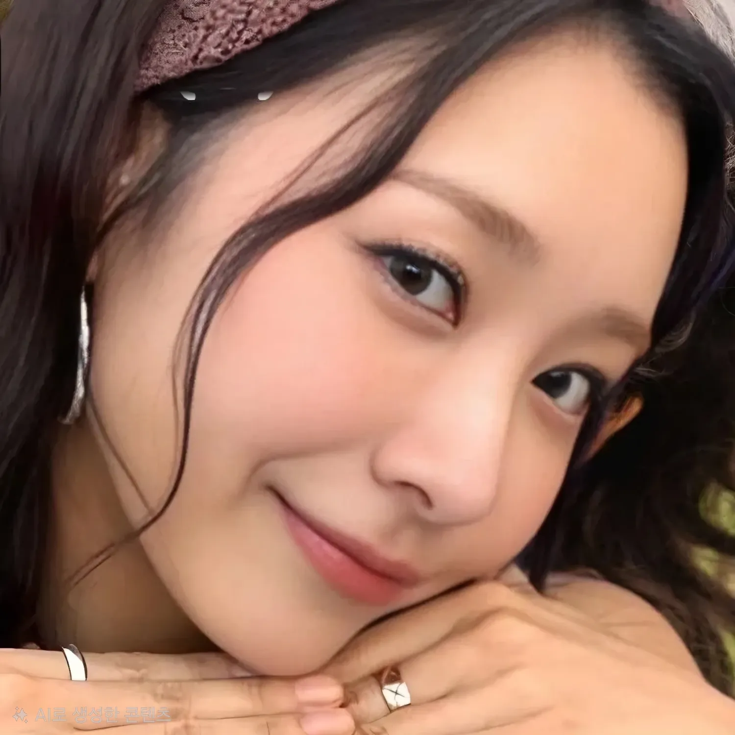 Behind-the-scenes cut of Huh Chanmi