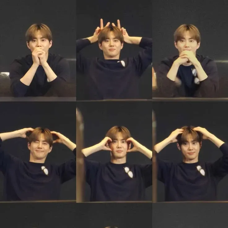 Behind-the-scenes cut of Suho