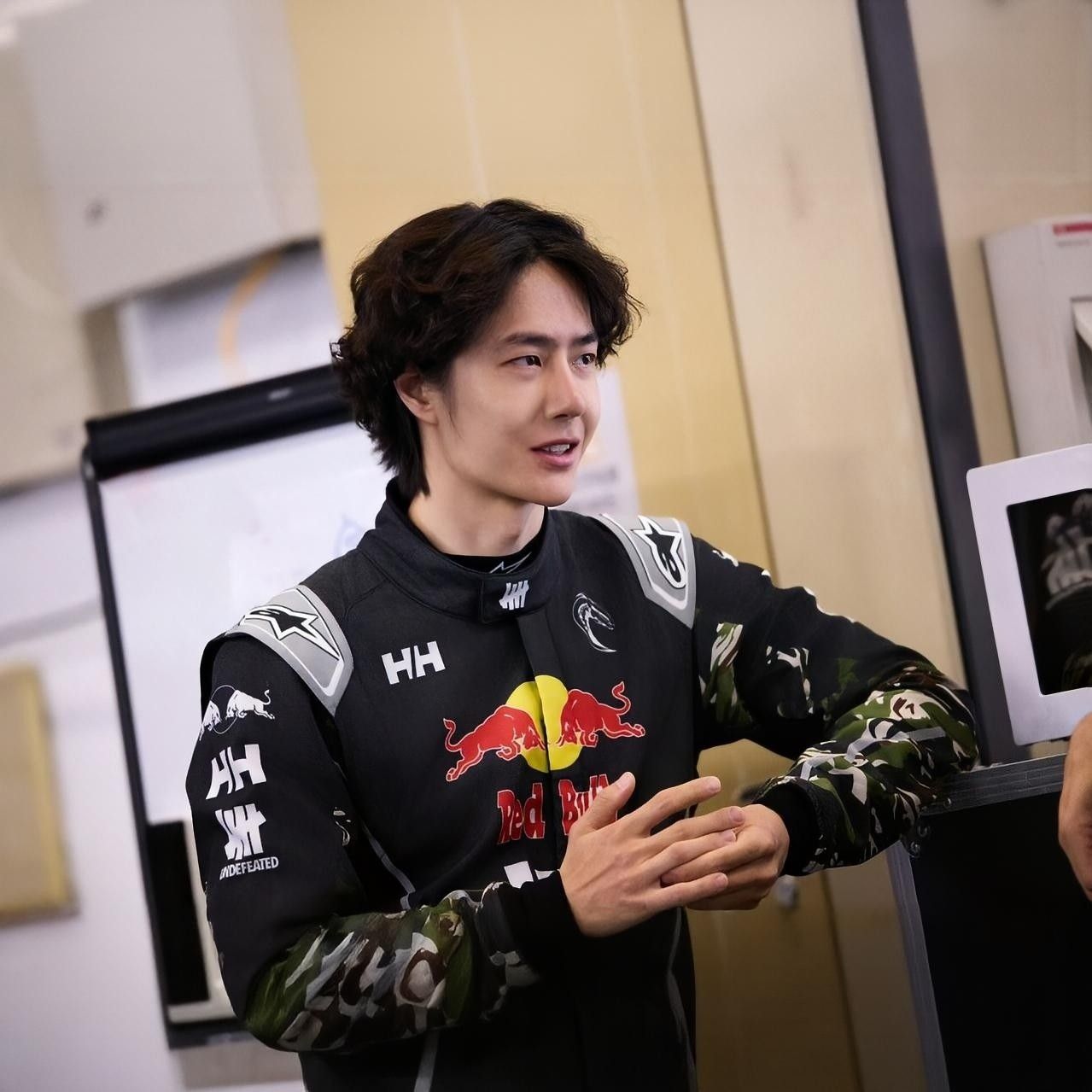 A moment captured by a fan of Wang Yibo