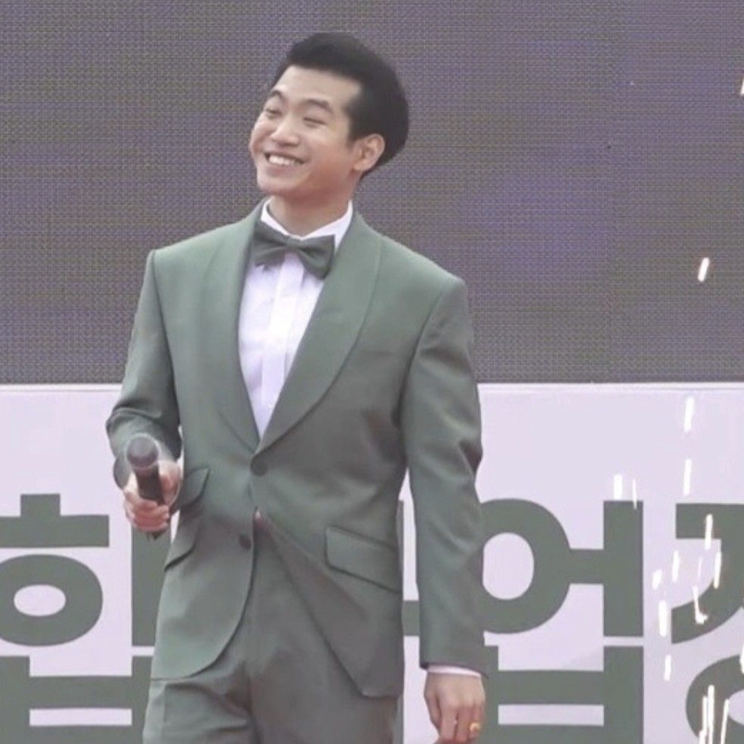 粉絲拍下的趙明燮瞬間