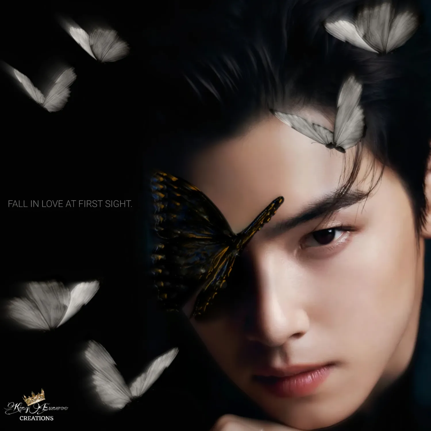 Behind-the-scenes cut of Cha Eunwoo