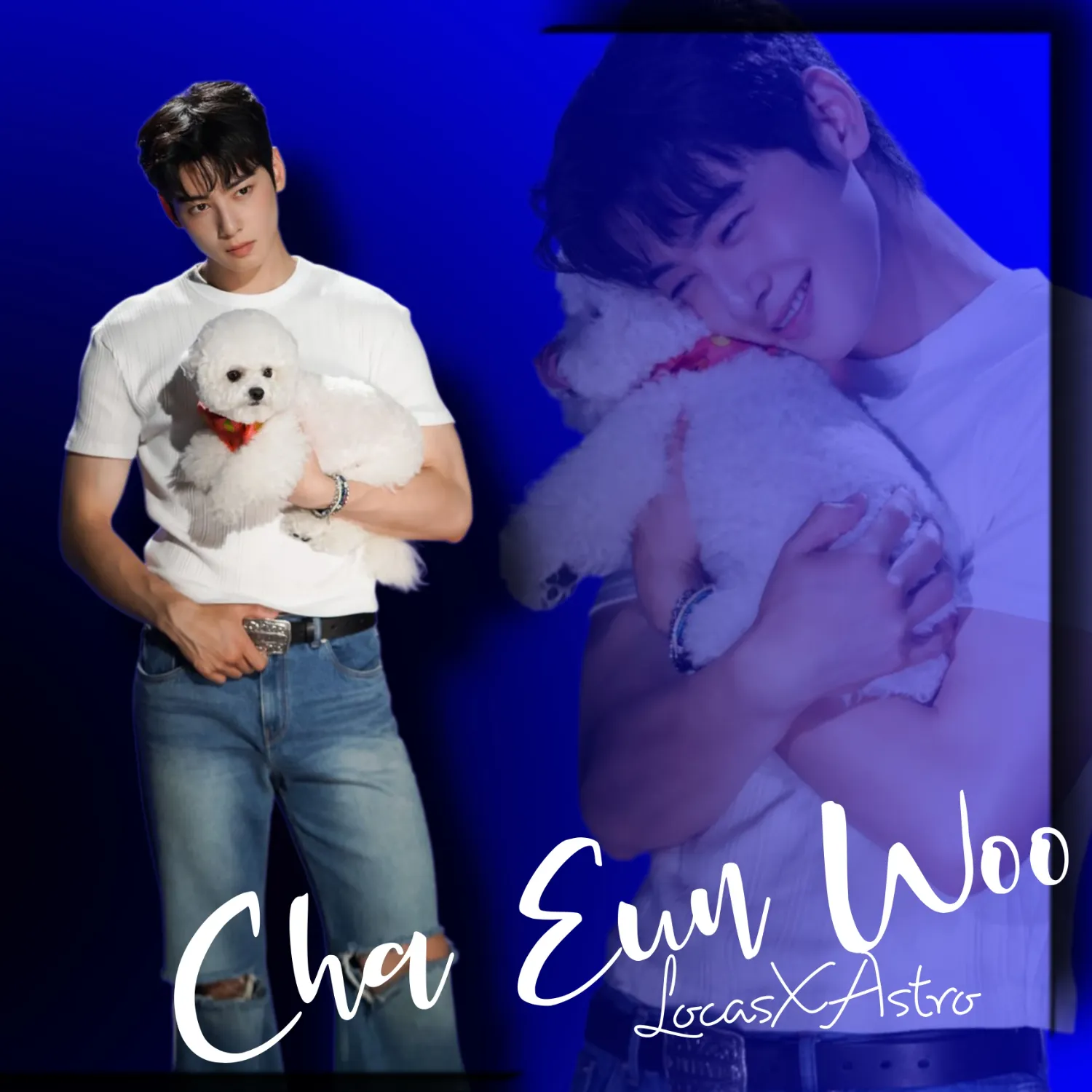 A moment captured by a fan of Cha Eunwoo