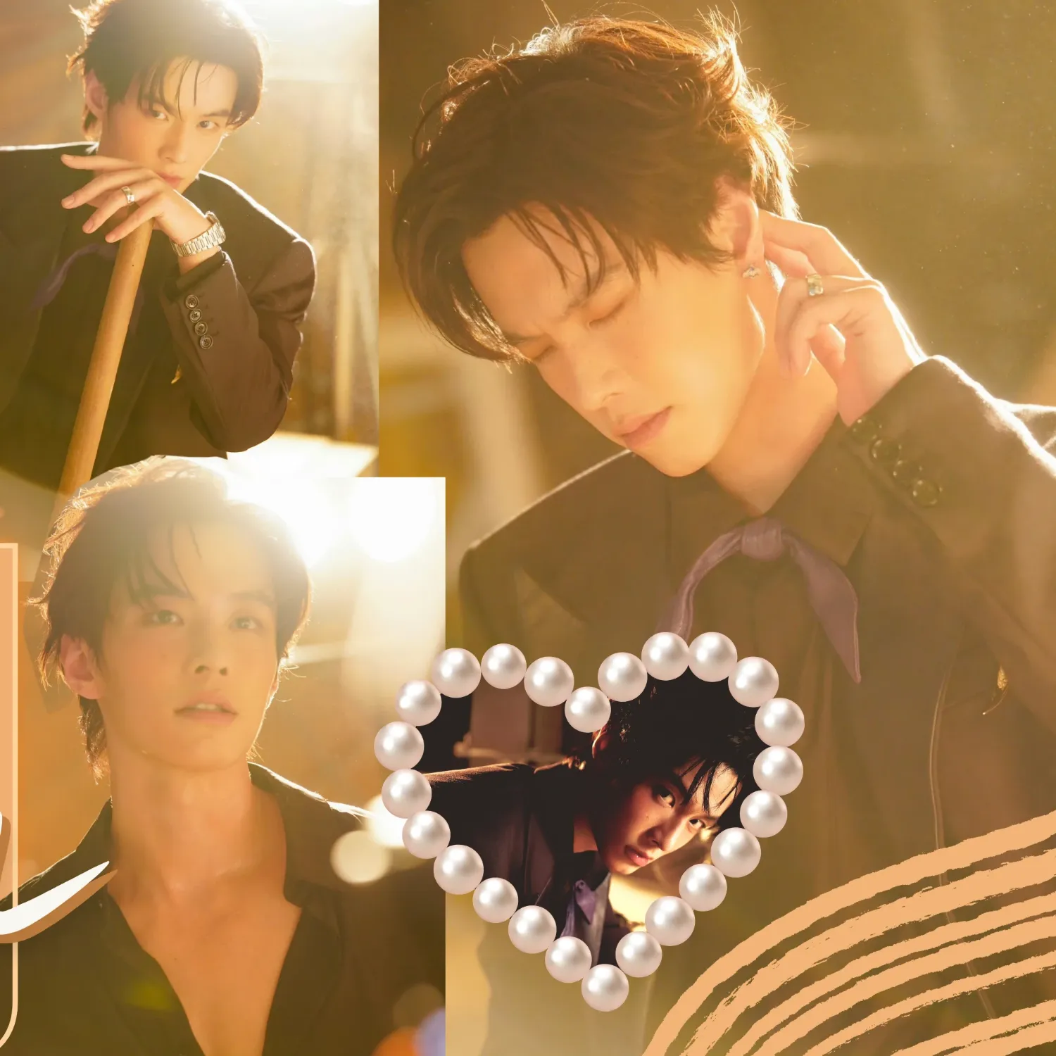 Behind-the-scenes cut of He Yu