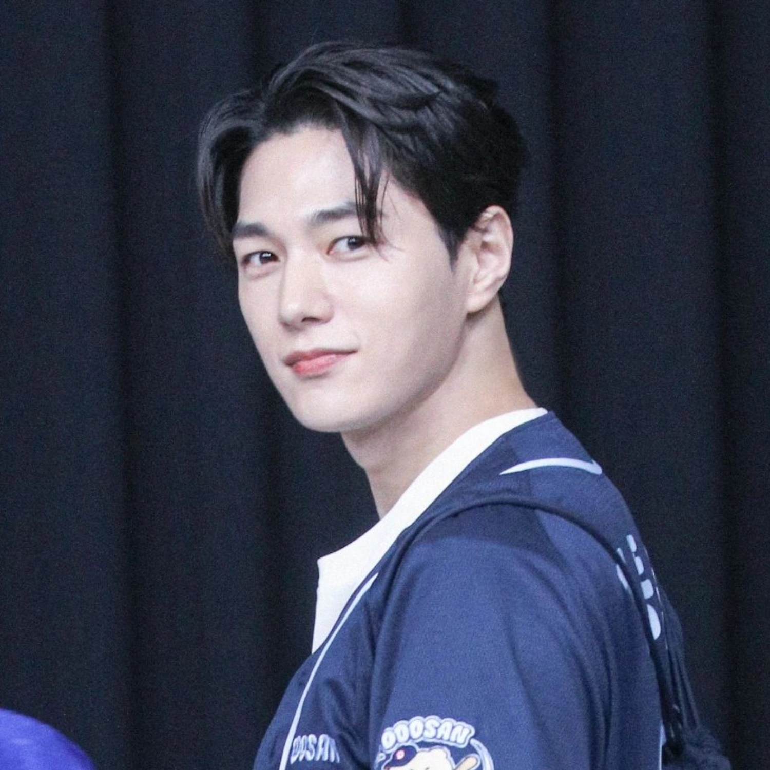 Recent activity shot of Kim Myungsoo (L)