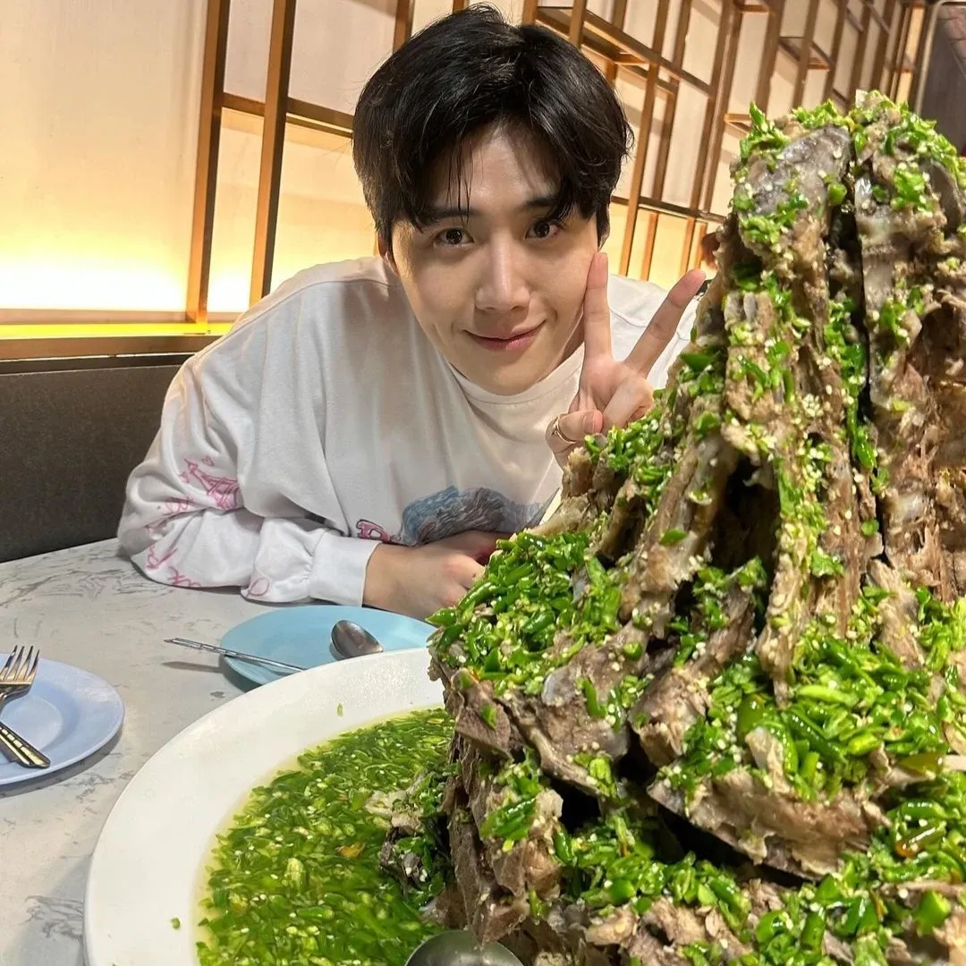 A moment captured by a fan of Kim Seonho