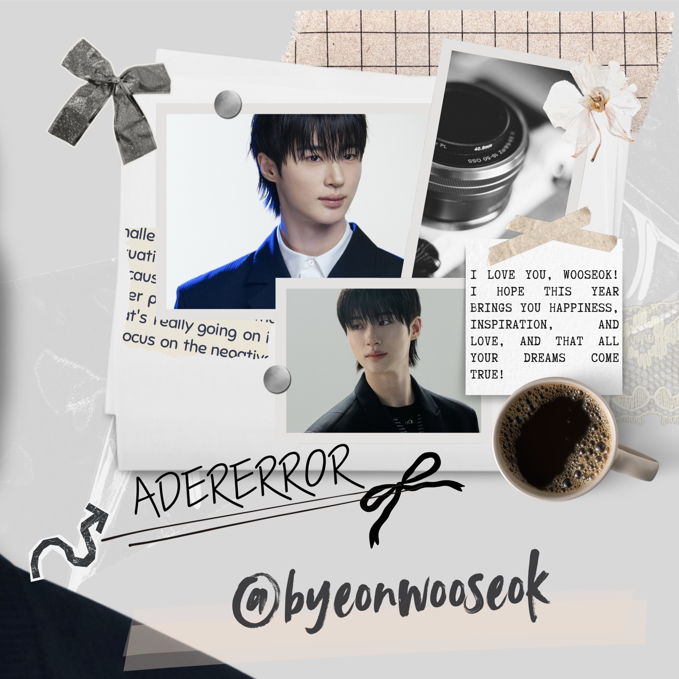 Behind-the-scenes cut of Byeon Wooseok