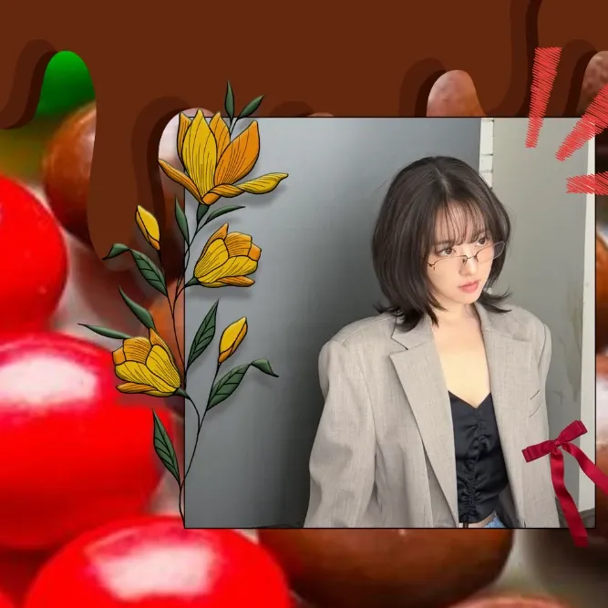 Behind-the-scenes cut of Park Boyoung