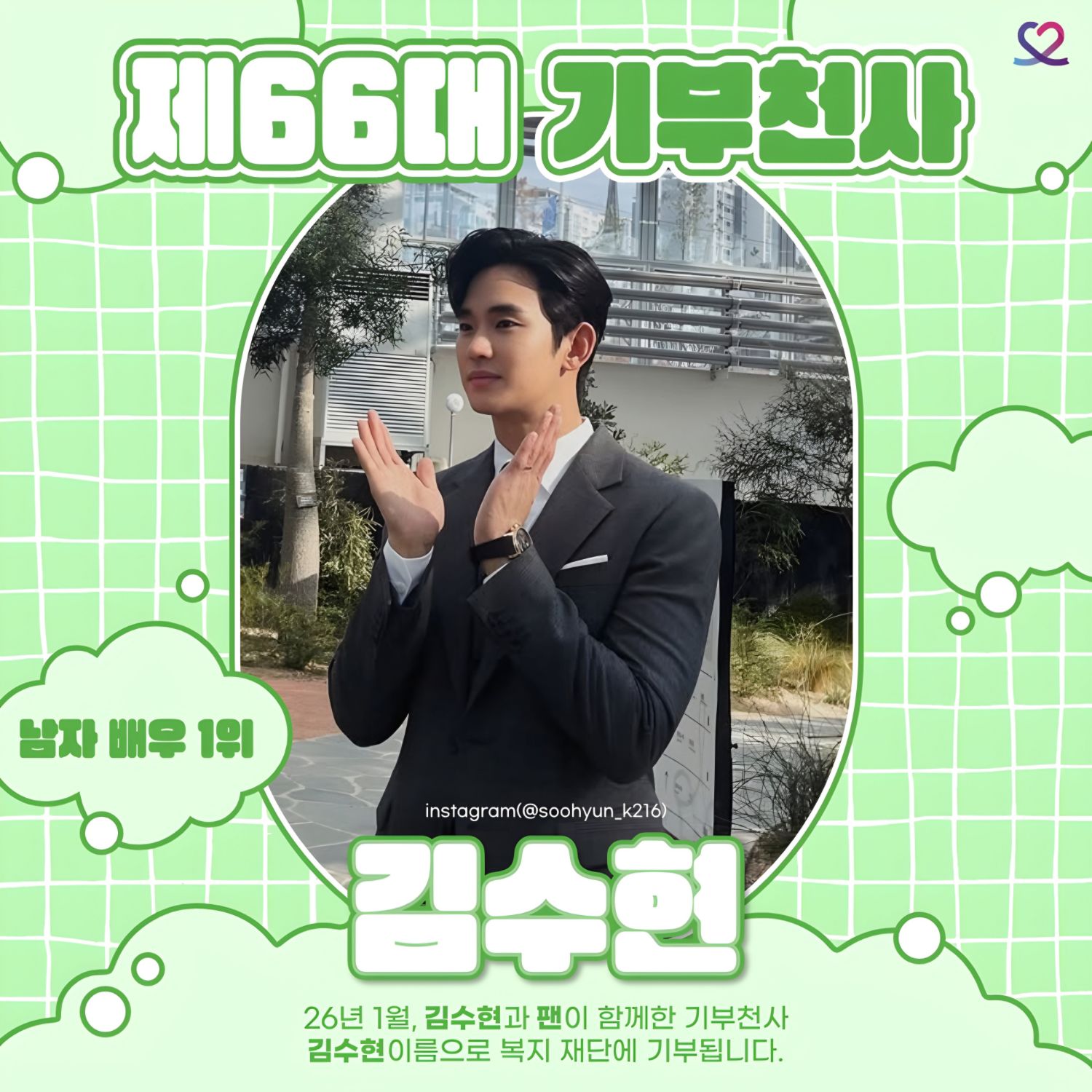 ファンが撮影したキム・スヒョンの瞬間