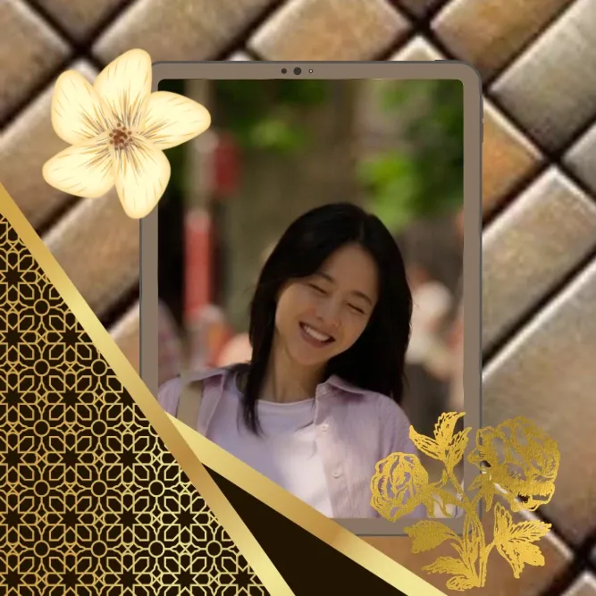 Behind-the-scenes cut of Park Boyoung