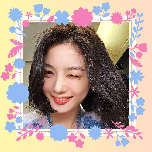 Behind-the-scenes cut of Kim Youjung