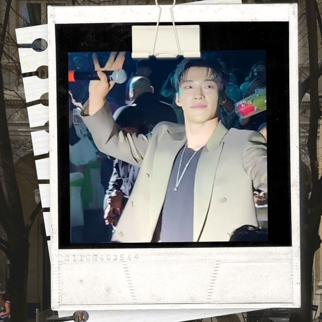 Recent activity shot of Woo Dohwan