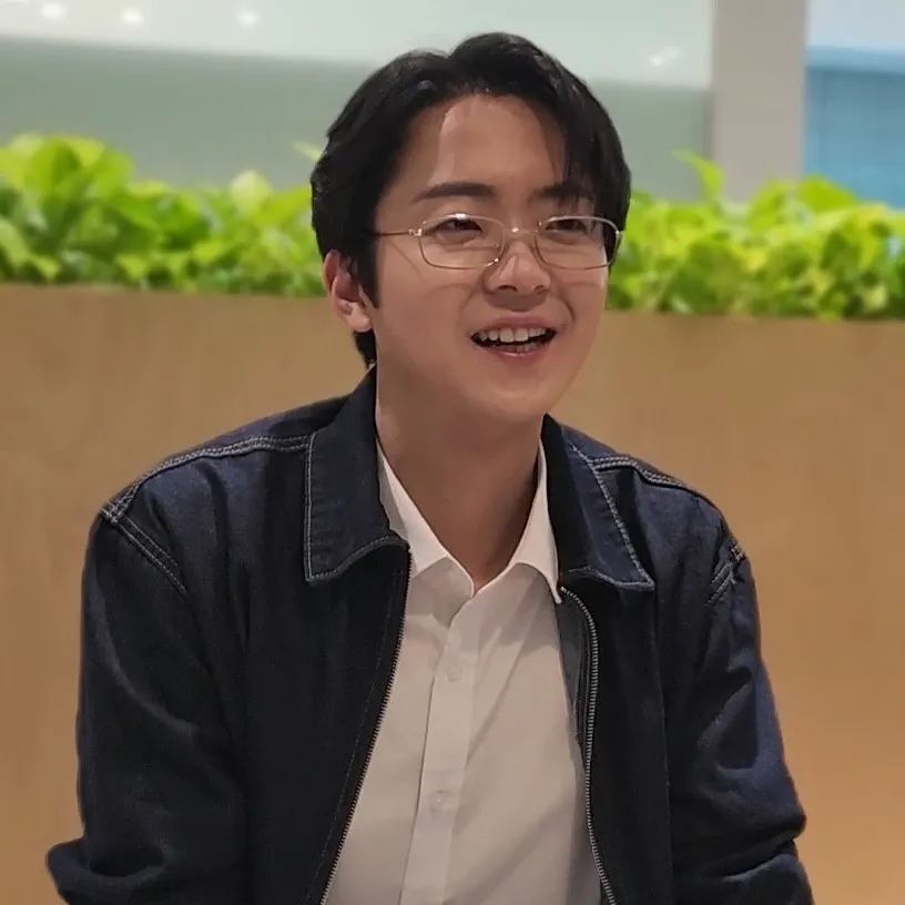 Behind-the-scenes cut of Park Minsu