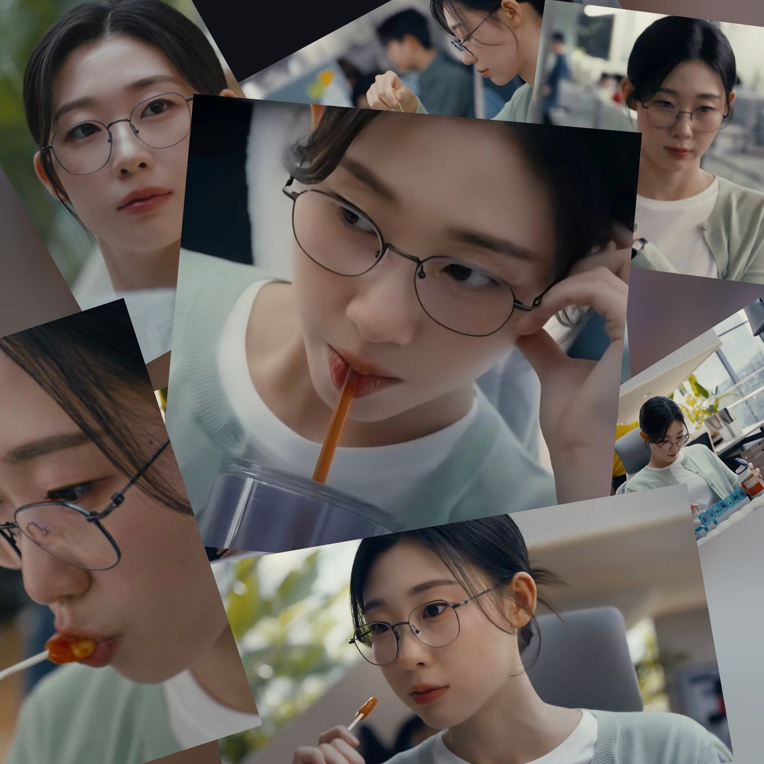 Behind-the-scenes cut of Han Yeji