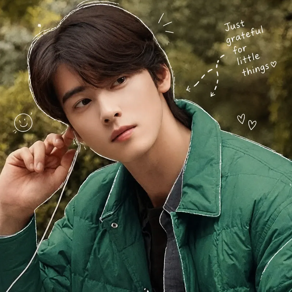 A moment captured by a fan of Cha Eunwoo