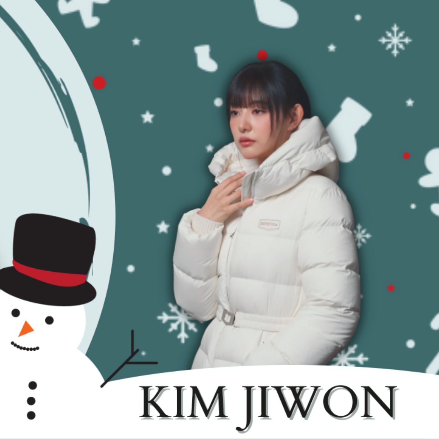 Behind-the-scenes cut of Kim Jiwon