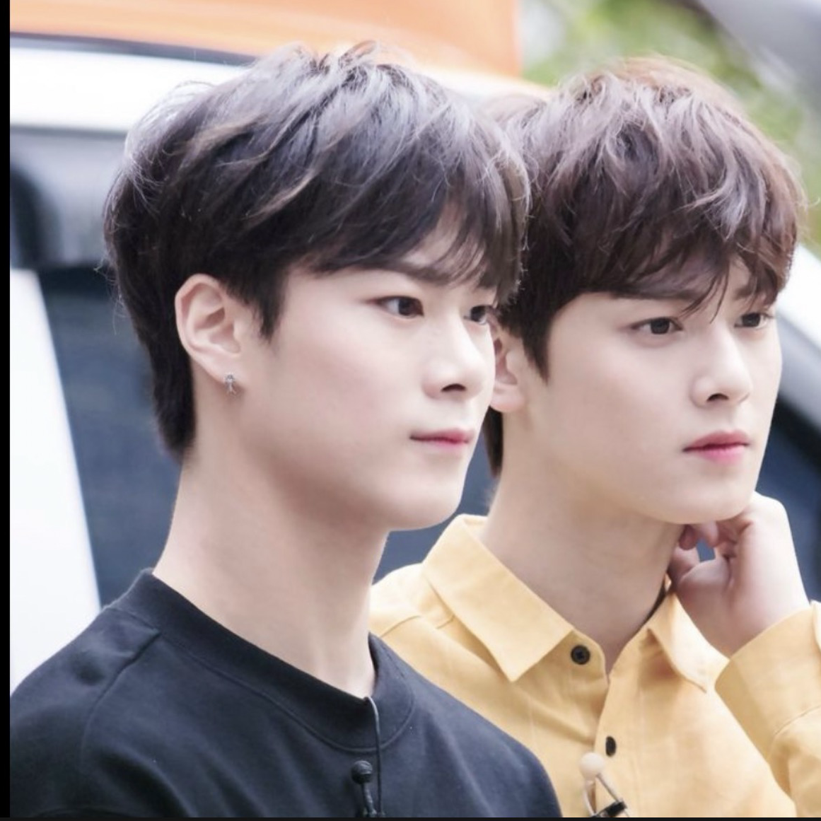 Behind-the-scenes cut of Cha Eunwoo