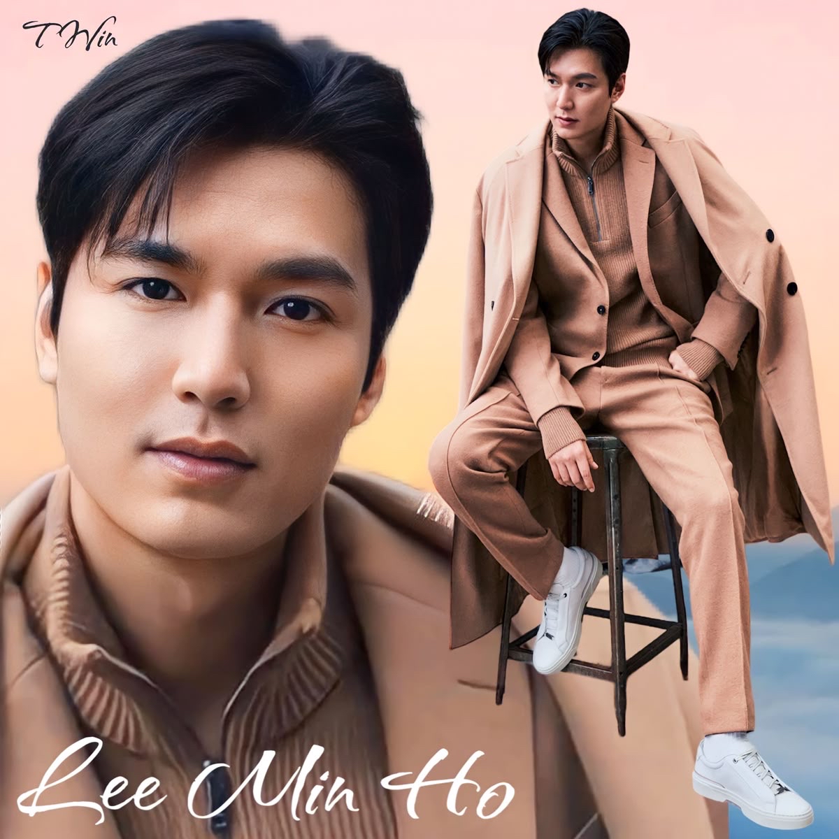 粉絲拍下的李敏鎬瞬間