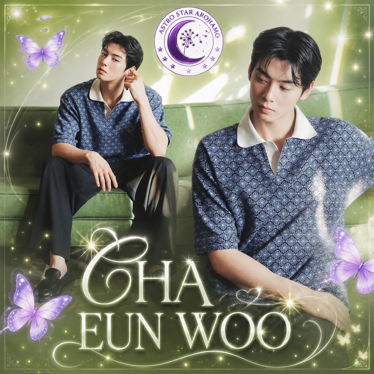 Behind-the-scenes cut of Cha Eunwoo